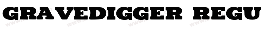 Gravedigger Regular字体转换
